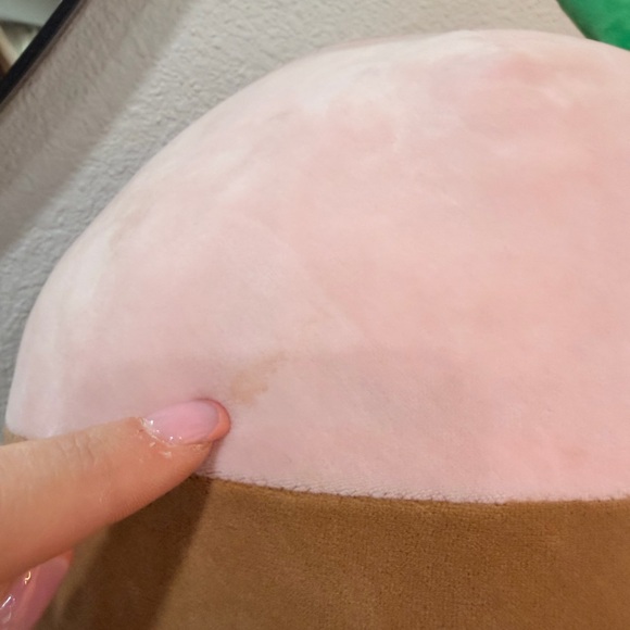 Squishmallows Bernice Boba Tea Plush 12” Pink Brown Bubble Tea Stuffed Animal - Picture 2 of 6